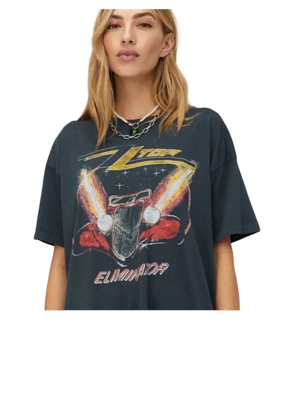 Daydreamer ZZ Top "Eliminator" graphic band t-shirt Medium  NWOT